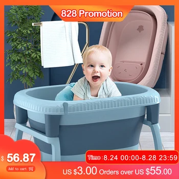 2 in 1 Baby Bathtub Bath Soaking Bath Tub Foldable Bathtub with Safety Support Positions for Newborn Baby to 0-5 ages Children
2 in 1 Baby Bathtub Bath Soaking Bath Tub Foldable Bathtub with Safety Support Positions for Newborn Baby to 0-5 ages Children