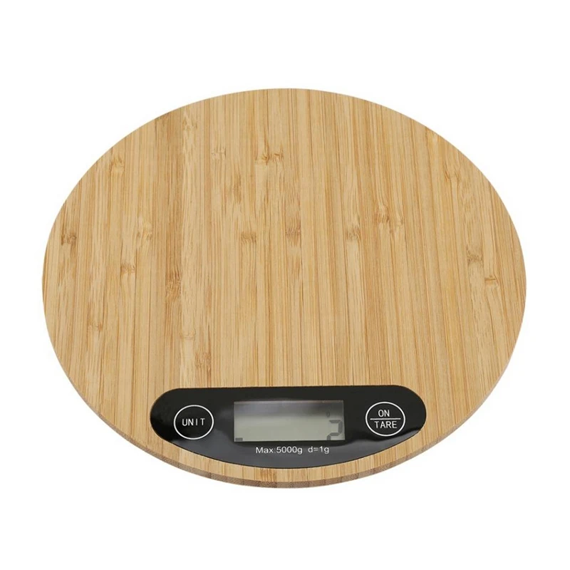 Mini LED Electronic Kitchen Scale Cooking Measuring Tool Digital Round Bamboo Kitchen Scale 5000G
Mini LED Electronic Kitchen Scale Cooking Measuring Tool Digital Round Bamboo Kitchen Scale 5000G