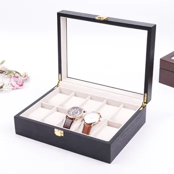 10 slots top quality fashion men home wooden watch box luxury watch Display box for men Watches 0905-06
10 slots top quality fashion men home wooden watch box luxury watch Display box for men Watches 0905-06