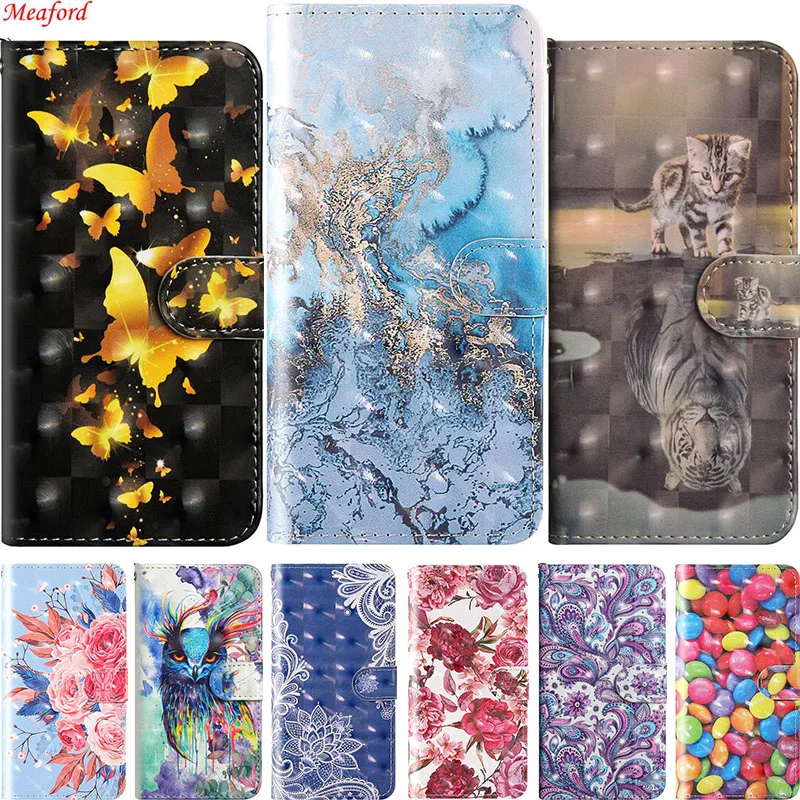 Чехол для Huawei P Smart 2020 PSmart Z Y6 Pro Y5 2019 чехол с откидной крышкой кожаный кошелек Honor 10i