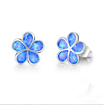 Fashion New Stud Earrings Temperament Female Models Love Plum Opal Ear Jewelry 
Fashion New Stud Earrings Temperament Female Models Love Plum Opal Ear Jewelry
