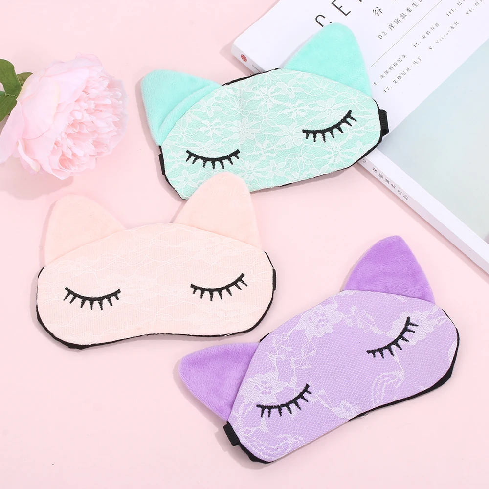 The Light Cute Cat Eye Mask Cover Soft Cartoon Lace Eyeshade Sleeping Mask Cover Microfiber Eye Eyepatch Blindfolds To Shield
The Light Cute Cat Eye Mask Cover Soft Cartoon Lace Eyeshade Sleeping Mask Cover Microfiber Eye Eyepatch Blindfolds To Shield