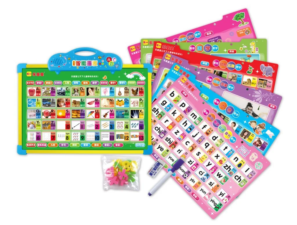 13-in-One Audio Chart Writing Board Children'S Educational Toy Early Education Intelligent Voice Learning Magnetic Drawing Board
13-in-One Audio Chart Writing Board Children'S Educational Toy Early Education Intelligent Voice Learning Magnetic Drawing Board