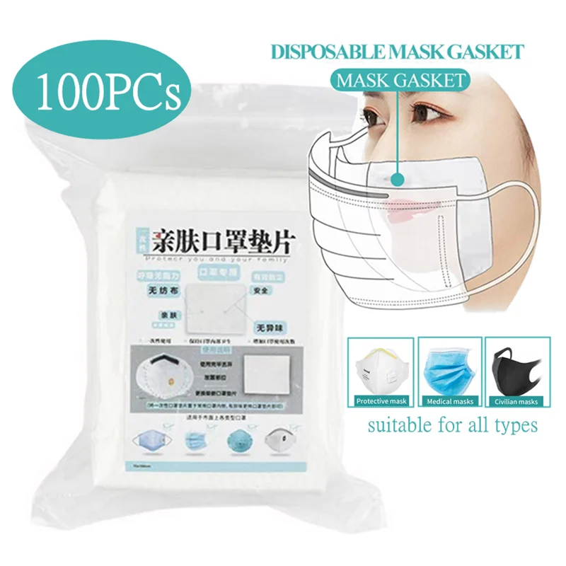 100pcs Disposable Mouth Mask Gasket Filter Pad Cotton Core Replacements Dustproof Face Mask Mat Suitable For N95 ffp3 All Type
100pcs Disposable Mouth Mask Gasket Filter Pad Cotton Core Replacements Dustproof Face Mask Mat Suitable For N95 ffp3 All Type