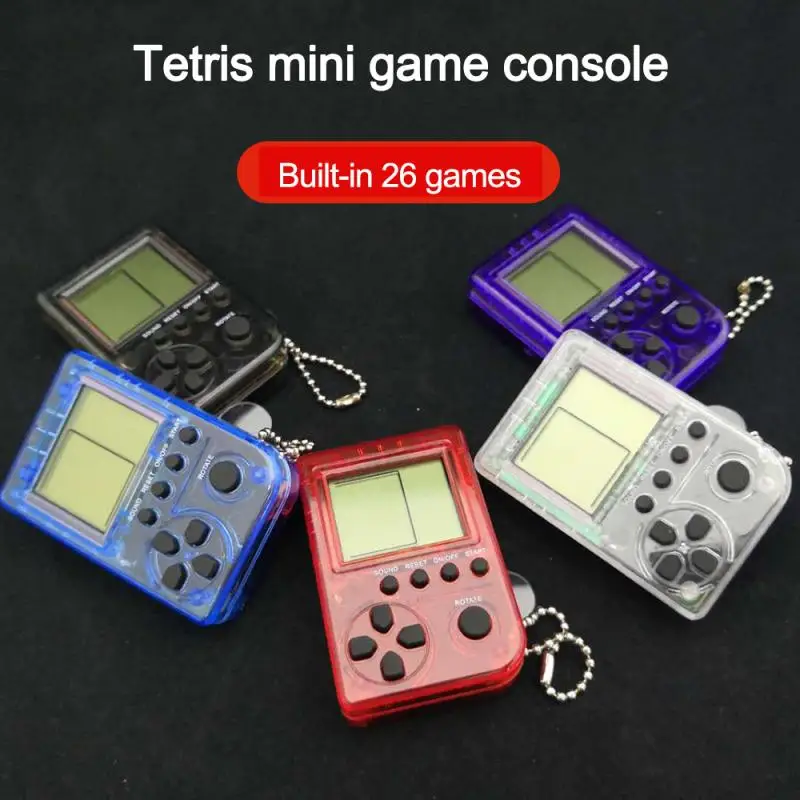 Mini Console Game Machine Children's Handheld Retro Nostalgic Player Portable With Keychain Tetris Video Game Kids Child Gifts
Mini Console Game Machine Children's Handheld Retro Nostalgic Player Portable With Keychain Tetris Video Game Kids Child Gifts