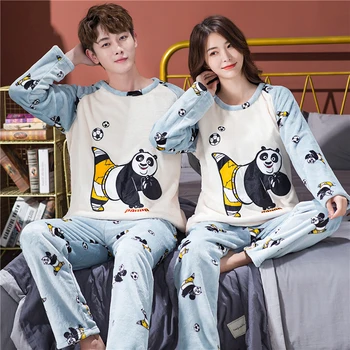 Cartoon Lovers Pyjamas Women And Men Sleepwear Pijamas Women Winter Flannel Fleece Warm Pajama Set Pajamas For Women Nightwear
Cartoon Lovers Pyjamas Women And Men Sleepwear Pijamas Women Winter Flannel Fleece Warm Pajama Set Pajamas For Women Nightwear