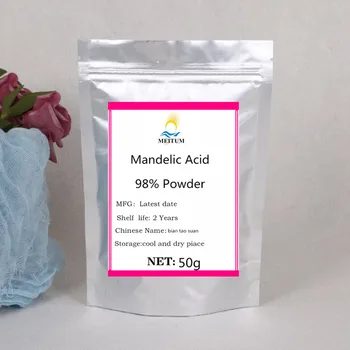 Mandelic Acid Powder 98% Powder high-quality cosmetics beauty ingredients glitter powder for skin repair 
Mandelic Acid Powder 98% Powder high-quality cosmetics beauty ingredients glitter powder for skin repair