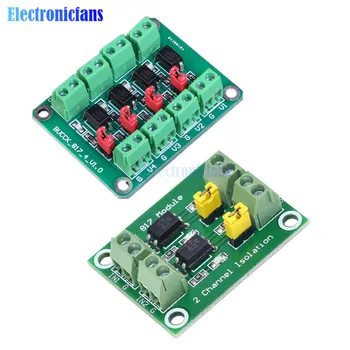 PC817 2/4 Channel Optocoupler Isolation Board Voltage Converter Adapter Module 3.6-30V Driver Photoelectric Isolated Module
PC817 2/4 Channel Optocoupler Isolation Board Voltage Converter Adapter Module 3.6-30V Driver Photoelectric Isolated Module