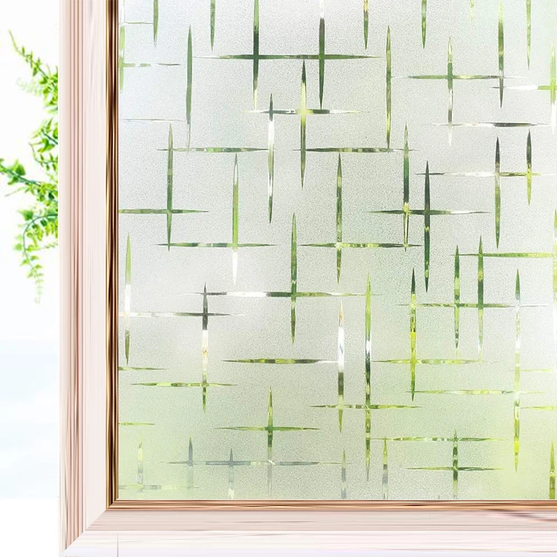 Frosted Privacy Window Film Non-Adhesive Self Static Cling Window Covering UV Protection Glass Stickers Decor Home Office Cross
Frosted Privacy Window Film Non-Adhesive Self Static Cling Window Covering UV Protection Glass Stickers Decor Home Office Cross