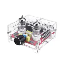 XH-A201 2 CH HiFi إشارة الجمعية مكبر للصوت مجلس 6J1 أنبوب Preamplifier الفئة أ الصوت الانتهاء مجلس قبل أمبير مع قذيفة الكريستال(China)