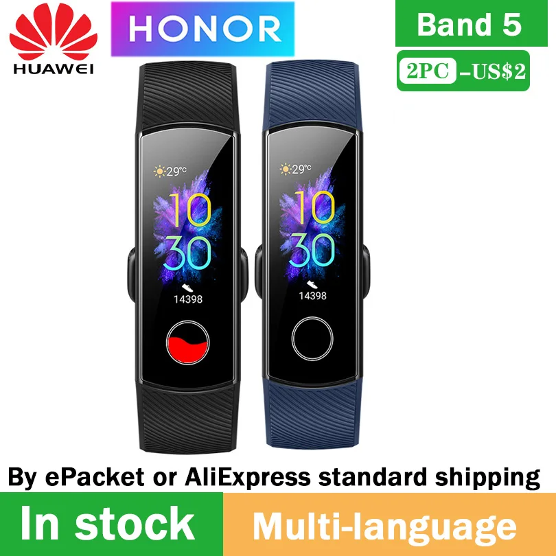 instock Original Huawei Honor Band 5 Smart Wristband Oximeter Magic Color Touch Screen Swim Stroke Detect Heart Rate Sleep Nap
instock Original Huawei Honor Band 5 Smart Wristband Oximeter Magic Color Touch Screen Swim Stroke Detect Heart Rate Sleep Nap