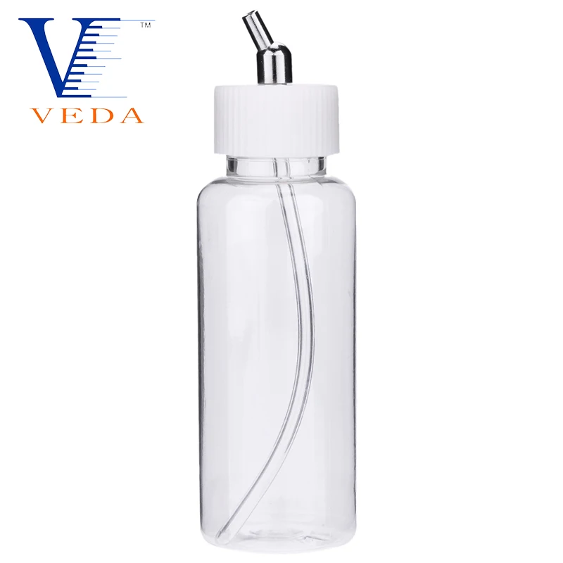 10pcs Empty 3.4Oz (100cc) Plastic Jar Bottles with 30° Down Angle Adaptor Lid Assembly - Fits Dual-Action Siphon Feed Airbrushes
10pcs Empty 3.4Oz (100cc) Plastic Jar Bottles with 30° Down Angle Adaptor Lid Assembly - Fits Dual-Action Siphon Feed Airbrushes