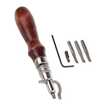 Leather Stitching Awl Leather Craft Groover Edge Beveler Set Sewing Stitching Awl Tool Kit 5 In 1 Leather Stitching Tools
Leather Stitching Awl Leather Craft Groover Edge Beveler Set Sewing Stitching Awl Tool Kit 5 In 1 Leather Stitching Tools