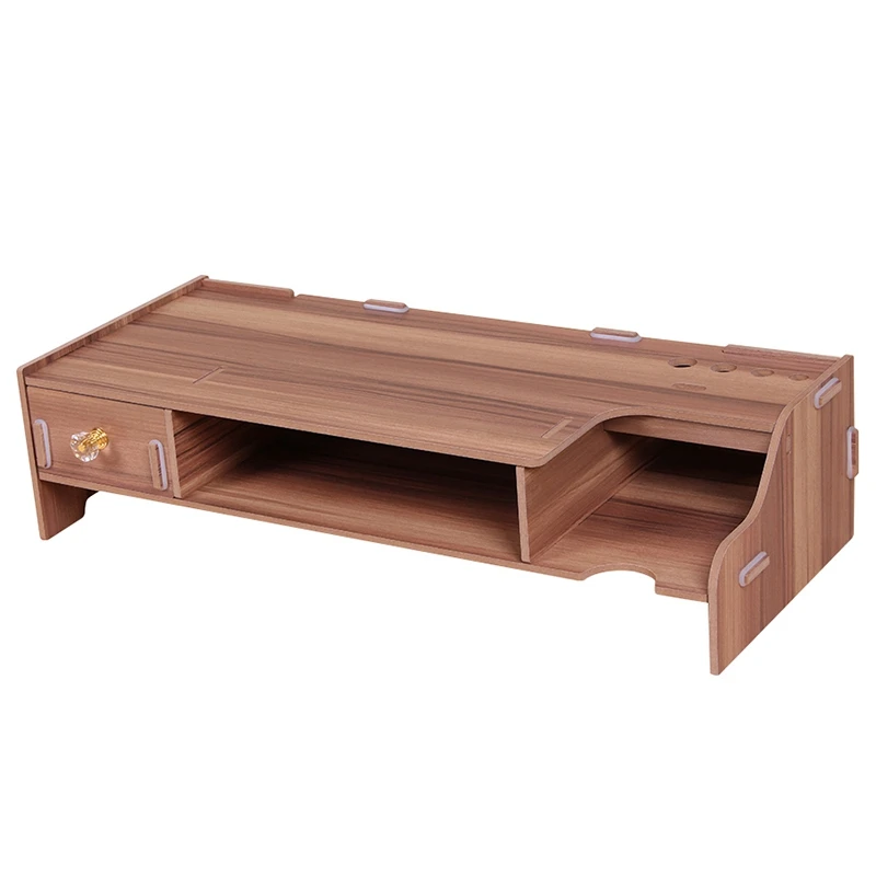 Wooden Monitor Stand Riser Computer Desk Organizer with Keyboard Mouse Storage Slots for Office Supplies School Computer Heighte
Wooden Monitor Stand Riser Computer Desk Organizer with Keyboard Mouse Storage Slots for Office Supplies School Computer Heighte