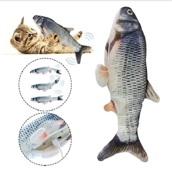 New Electronic Pet Cat Toy 3D Moving Fish Automatic Simulation Fish USB Charging Dog Cat Wagging Catnip Chew Bite Fish Flop Toy
New Electronic Pet Cat Toy 3D Moving Fish Automatic Simulation Fish USB Charging Dog Cat Wagging Catnip Chew Bite Fish Flop Toy