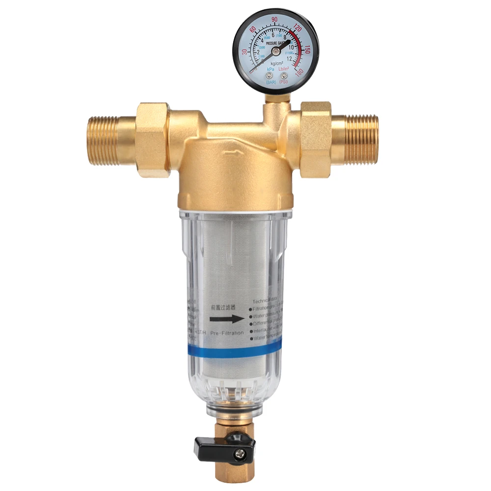 Water Filters Front Purifier Copper Lead Pre-Filter Backwash Remove Rust Contaminant Sediment Pipe Kitchen Faucet Percolator
Water Filters Front Purifier Copper Lead Pre-Filter Backwash Remove Rust Contaminant Sediment Pipe Kitchen Faucet Percolator