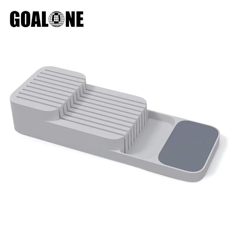 GOALONE Knife Block Holder Kitchen Drawer Organizer Tray Kitchen Storage Holder for Steak Knives and Cutter Flatware Organizers
GOALONE Knife Block Holder Kitchen Drawer Organizer Tray Kitchen Storage Holder for Steak Knives and Cutter Flatware Organizers