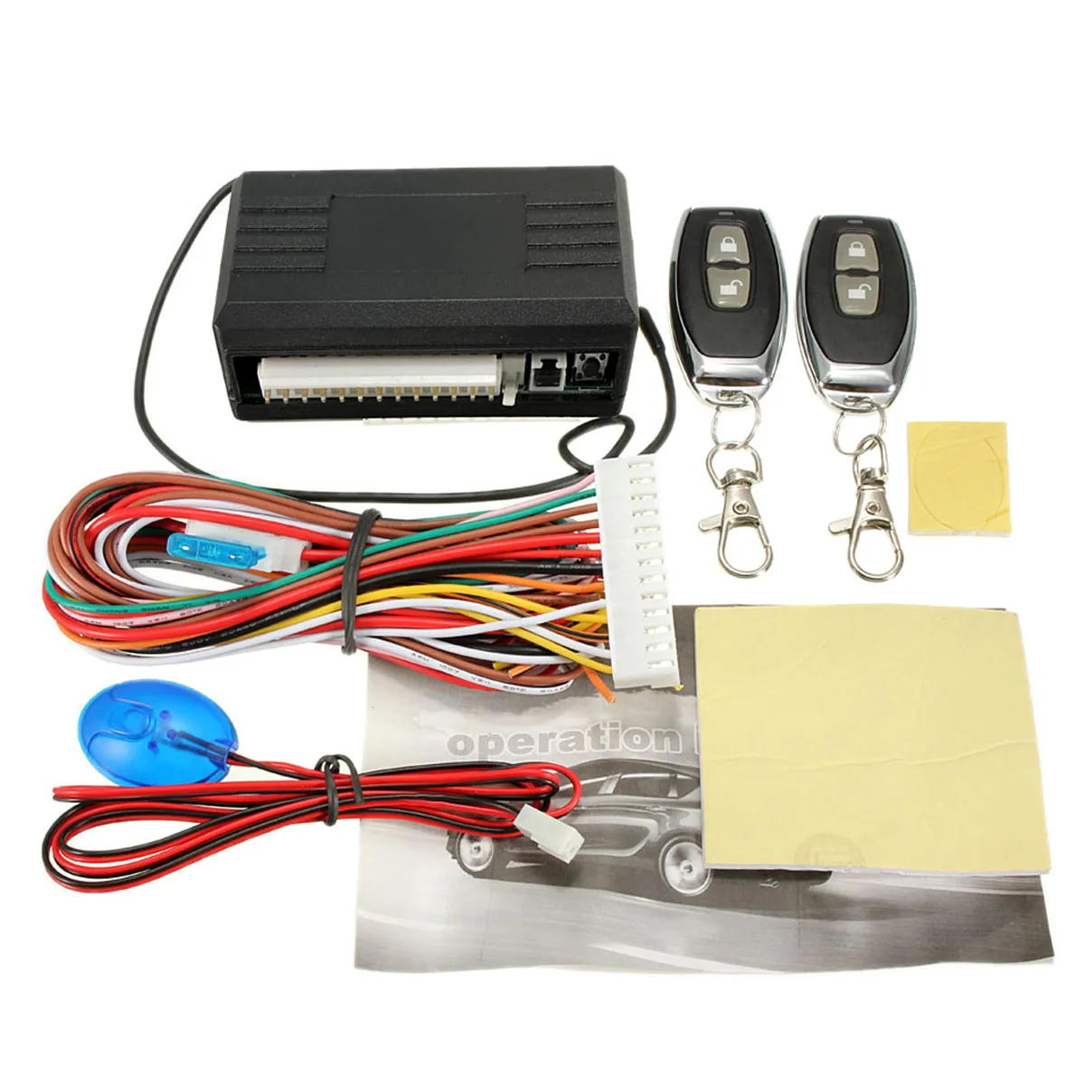Universal Car Remote Control Central Door Lock Locking Keyless Entry System Kit Main Unit And Remote Controllers
Universal Car Remote Control Central Door Lock Locking Keyless Entry System Kit Main Unit And Remote Controllers