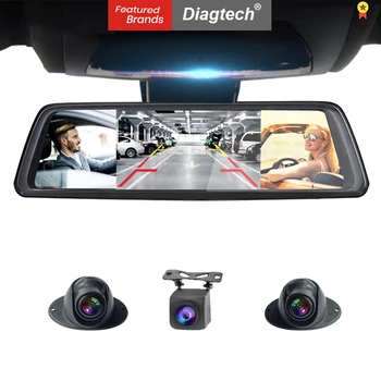 360 Degree 4CH Car Dvr 10" Android Navi Dash Camera With gps V9 Plus Rear View Mirror Dvr Drive Recorder ADAS WIFI 2GB+32GB
360 Degree 4CH Car Dvr 10" Android Navi Dash Camera With gps V9 Plus Rear View Mirror Dvr Drive Recorder ADAS WIFI 2GB+32GB