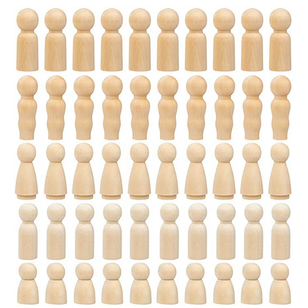 50PCS DIY Wood Doll Toy Color Drawing Doll Crafts Five People Family Wood Doll Decor DIY Graffiti Wood Doll Household Wood Toys
50PCS DIY Wood Doll Toy Color Drawing Doll Crafts Five People Family Wood Doll Decor DIY Graffiti Wood Doll Household Wood Toys