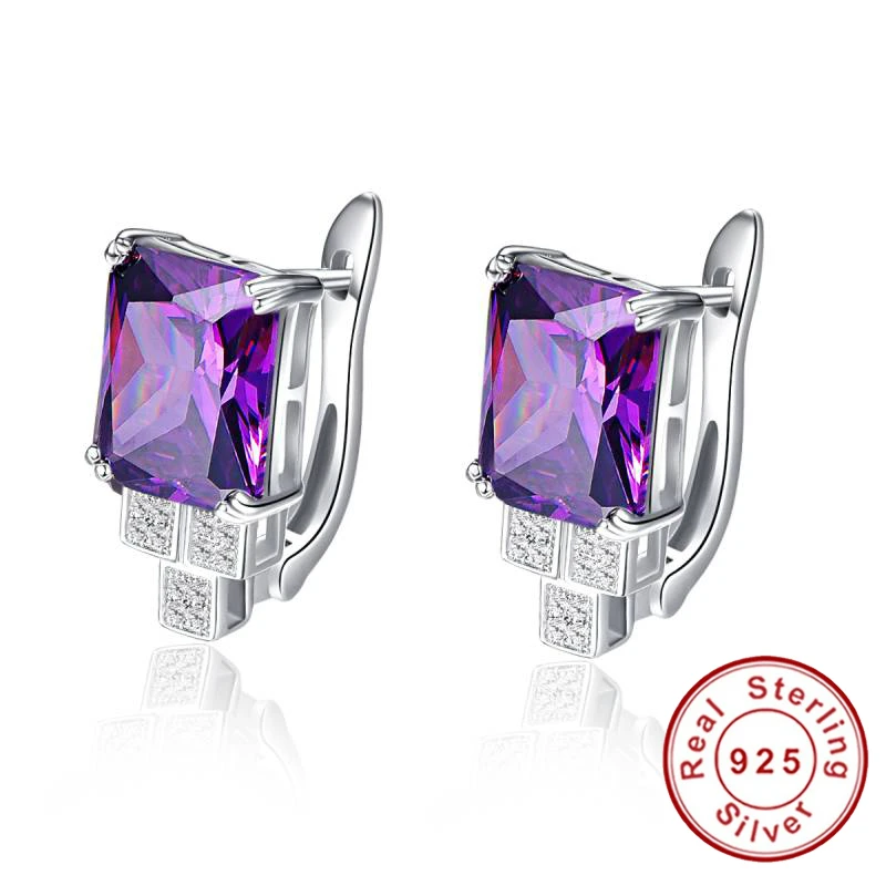 New Elegant 8.15g Purple Piercing Earrings Clip Design Women Amethyst Stone Ear Studs Silver 925 Bridal Wedding Party Jewelry
New Elegant 8.15g Purple Piercing Earrings Clip Design Women Amethyst Stone Ear Studs Silver 925 Bridal Wedding Party Jewelry