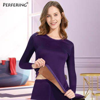 Perfering Plus Size M-6XL Thermal Underwear Long Sleeves Women Long Johns Thick Thermo Clothing Ladies Pajama Slim Shaper Female
Perfering Plus Size M-6XL Thermal Underwear Long Sleeves Women Long Johns Thick Thermo Clothing Ladies Pajama Slim Shaper Female