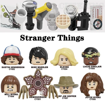 CY1001 Building Blocks Demogorgon Dustin Henderson Mike Wheeler Eleven Lucas Sinclair Will Byers Figures Bricks Toys for Kids
CY1001 Building Blocks Demogorgon Dustin Henderson Mike Wheeler Eleven Lucas Sinclair Will Byers Figures Bricks Toys for Kids