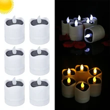 1pc Solar Candle Light Flashing Flameless Candle Electronic Solar LED Night Light Solar Candle Light Party Wedding Camping Decor
1pc Solar Candle Light Flashing Flameless Candle Electronic Solar LED Night Light Solar Candle Light Party Wedding Camping Decor
