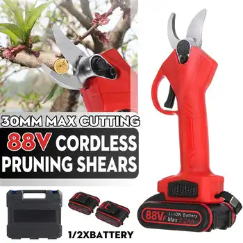 88V 9000mAh Cordless Pruner Lithium-ion Pruning Shear Efficient Tree Bonsai Pruning Electric Tree Branches Cutter Landscaping
88V 9000mAh Cordless Pruner Lithium-ion Pruning Shear Efficient Tree Bonsai Pruning Electric Tree Branches Cutter Landscaping