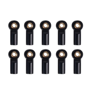 10Pcs Metal M3 Link Tie Rod End Ball Joint for 1/10 RC Car Crawler AXIAL SCX10 D90 D110 Tamiya CC01,Black
10Pcs Metal M3 Link Tie Rod End Ball Joint for 1/10 RC Car Crawler AXIAL SCX10 D90 D110 Tamiya CC01,Black