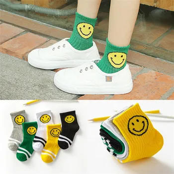 10pair Children's Socks Autumn and Winter New Products Simple Five-pointed Star/smiley Face Baby Socks Cotton Children's Socks 
10pair Children's Socks Autumn and Winter New Products Simple Five-pointed Star/smiley Face Baby Socks Cotton Children's Socks