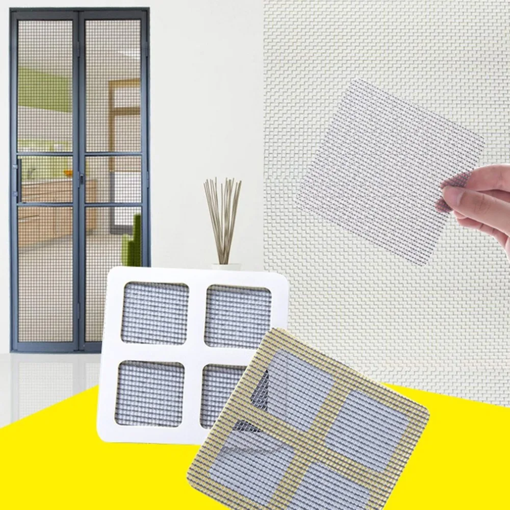 24Pcs/Set Anti-Insect Fly Door Window Anti Mosquito Screen Net Mesh Repair Tape Patch Adhesive Stickers for Home Office
24Pcs/Set Anti-Insect Fly Door Window Anti Mosquito Screen Net Mesh Repair Tape Patch Adhesive Stickers for Home Office