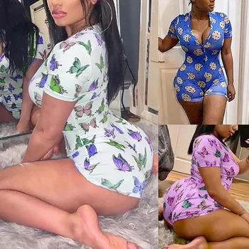 24h Ship Sexy Onesie Pajamas For Adults Women Plus Size Button Bodysuit Leotard Short Sleepwear Jumpsuit Rompers Onsie Party 
24h Ship Sexy Onesie Pajamas For Adults Women Plus Size Button Bodysuit Leotard Short Sleepwear Jumpsuit Rompers Onsie Party