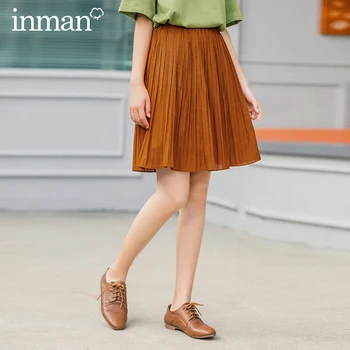 INMAN 2020 Summer New Arrival Elastic Waist Caramel Color Double Layered A Line Shape Skirt
INMAN 2020 Summer New Arrival Elastic Waist Caramel Color Double Layered A Line Shape Skirt