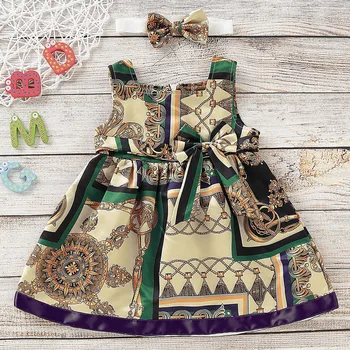 1-5 Years Girls Dress Toddler Kids Baby Girls Summer Print Princess Dress Headband Clothes Set Party Princess Dress Print Floral
1-5 Years Girls Dress Toddler Kids Baby Girls Summer Print Princess Dress Headband Clothes Set Party Princess Dress Print Floral