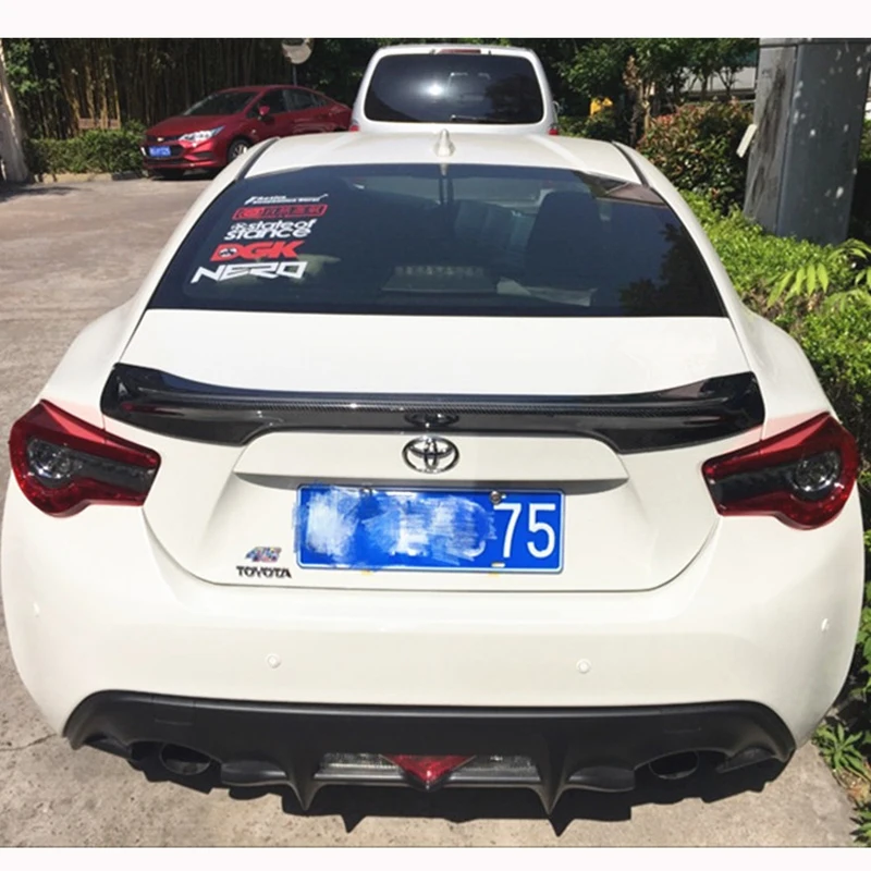 For Toyota GT86 Subaru BRZ Spoiler 2012 2013 2014 2015 Car G Style High Quality Black Carbon Fiber Rear Wing Spoiler
For Toyota GT86 Subaru BRZ Spoiler 2012 2013 2014 2015 Car G Style High Quality Black Carbon Fiber Rear Wing Spoiler