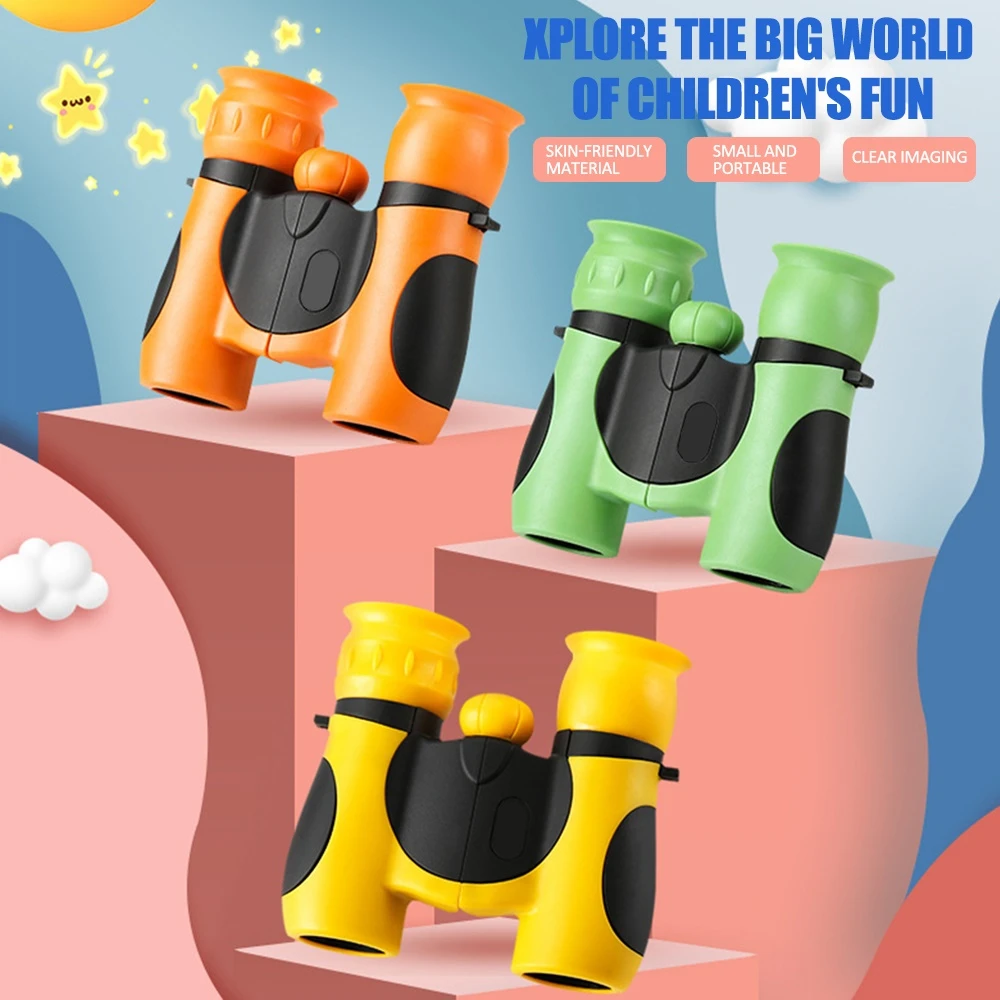 Professional Kids Binocular Telescope Children Educational Learning Bird Watching Folding Optics |