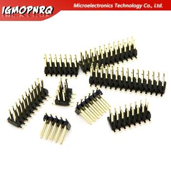 SMT 1.27mm 1.27 Double Row Male Breakaway PCB Board Pin Header Connector Pinheader 2*3/4/5/6/7/8/10/12/15/20/40p 3-50P
SMT 1.27mm 1.27 Double Row Male Breakaway PCB Board Pin Header Connector Pinheader 2*3/4/5/6/7/8/10/12/15/20/40p 3-50P