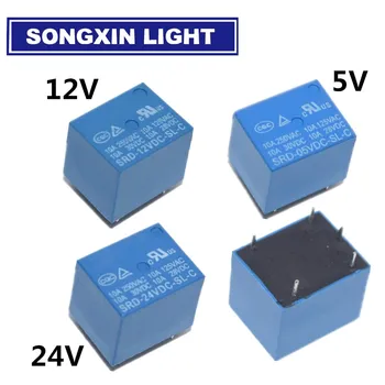 100PCS DC 5V 12V 24V Power Relay SRD-05VDC-SL-C PCB Type SRD-12VDC-SL-C PCB Type SRD-24VDC-SL-C PCB Type
100PCS DC 5V 12V 24V Power Relay SRD-05VDC-SL-C PCB Type SRD-12VDC-SL-C PCB Type SRD-24VDC-SL-C PCB Type