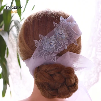 TOPQUEEN WS05 Blue flower wedding veil headband chinese bridal hair accessories bridal hair tiara headpieces embroidery headband
TOPQUEEN WS05 Blue flower wedding veil headband chinese bridal hair accessories bridal hair tiara headpieces embroidery headband