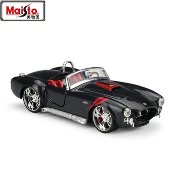 MAISTO 1:24 FOD 1965 SHELBY COBRA 427 Diecasts Simulation Alloy Car Model Collection Metal Toy Ornaments for Kids Gifts with Box
MAISTO 1:24 FOD 1965 SHELBY COBRA 427 Diecasts Simulation Alloy Car Model Collection Metal Toy Ornaments for Kids Gifts with Box