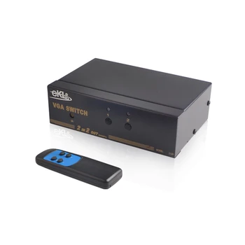 vga splitter switch 2 ports with remote control 2 input 2 output/vga switch box 2 in 2 out for TV LCD PC
vga splitter switch 2 ports with remote control 2 input 2 output/vga switch box 2 in 2 out for TV LCD PC