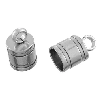 10 Pcs Stainless Steel Silver Tone Cord Necklace End Caps Bucket DIY NEW 11.5x7mm
10 Pcs Stainless Steel Silver Tone Cord Necklace End Caps Bucket DIY NEW 11.5x7mm
