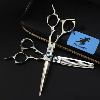 6'' Japan 440C Steel Barber Hairdressing Scissors Cutting Shears Thinning Scissors Professional Human Hair Scissors
6'' Japan 440C Steel Barber Hairdressing Scissors Cutting Shears Thinning Scissors Professional Human Hair Scissors