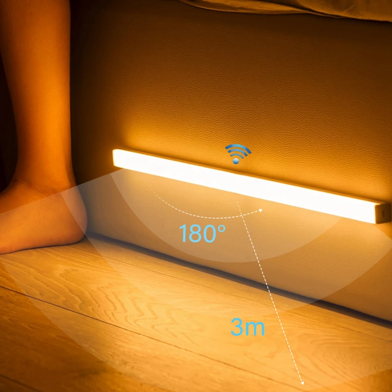 LED Night Light Motion Sensor Wireless USB Rechargeable 20 30 40 50cm Night lamp For Kitchen Cabinet Wardrobe Lamp Bedroom Light
LED Night Light Motion Sensor Wireless USB Rechargeable 20 30 40 50cm Night lamp For Kitchen Cabinet Wardrobe Lamp Bedroom Light