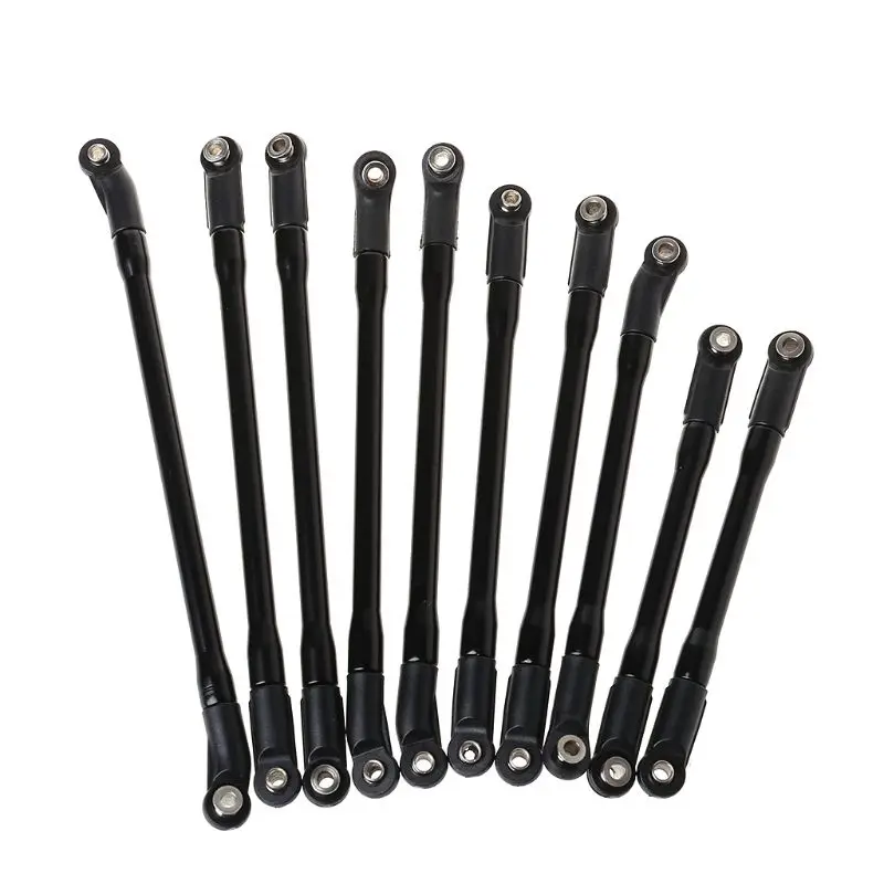 10Pcs/Set Metal Link Set Plastic Rod End for 1/10 RC Crawler Car Axial SCX10 II 90046 Y51E
10Pcs/Set Metal Link Set Plastic Rod End for 1/10 RC Crawler Car Axial SCX10 II 90046 Y51E