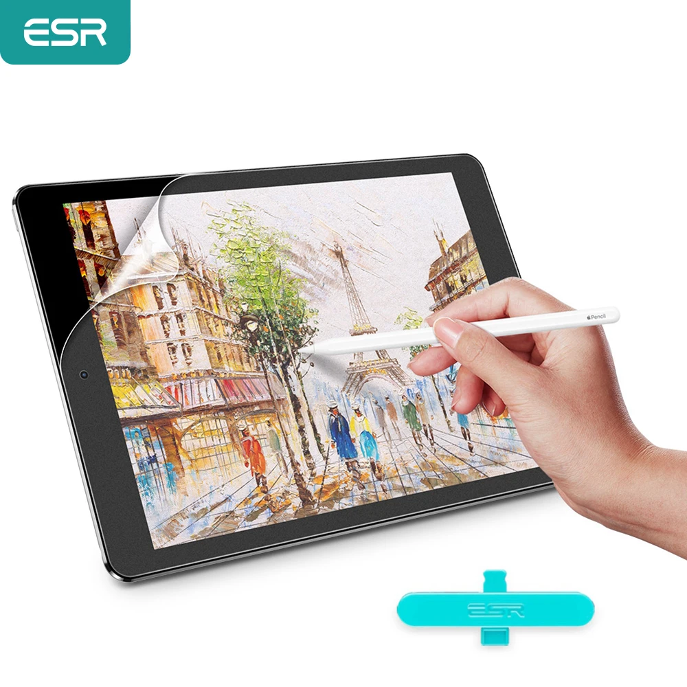 ESR Screen Protector for iPad Mini 5 2019/Mini 4/Air 2014/Air 2 for iPad Pro 9.7/iPad 6th 2018/5th 2017 Writtable Soft Film
ESR Screen Protector for iPad Mini 5 2019/Mini 4/Air 2014/Air 2 for iPad Pro 9.7/iPad 6th 2018/5th 2017 Writtable Soft Film