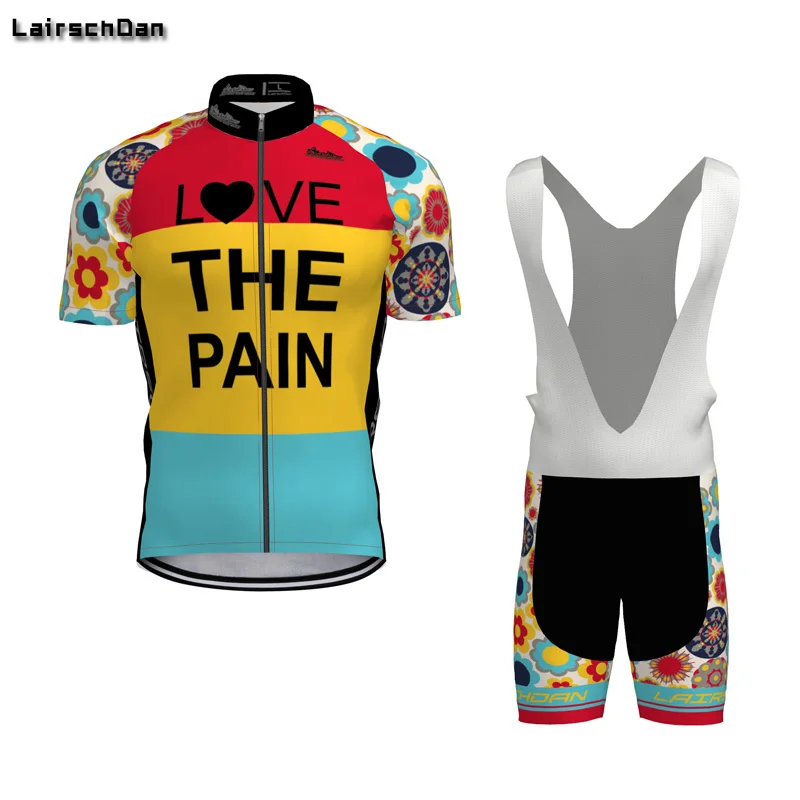 Lairschdan-2020-Love-the-pain-Triathlon-Cycling-Jersey-Quick-Dry-Short-Sleeve-Cycling-Skinsuit-Bike-Jersey