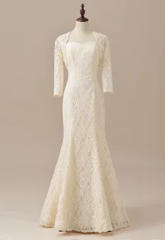 Three Quarters Sleeves Lace Formal Evening Gown Mother Of the Bride Dress With Jacket For Wedding Groom Vestido De Festa SLD-M10 
Three Quarters Sleeves Lace Formal Evening Gown Mother Of the Bride Dress With Jacket For Wedding Groom Vestido De Festa SLD-M10