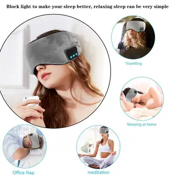 Sleep Headphone Bluetooth Sleep Mask Wireless Sleep Eye Mask Earphone Travel Eye Shades with Built-in Speakers Mic Handsfree
Sleep Headphone Bluetooth Sleep Mask Wireless Sleep Eye Mask Earphone Travel Eye Shades with Built-in Speakers Mic Handsfree